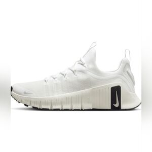 Nike Free Metcon 6 Glitter Sail White Sneakers, Size 9 FZ1695-101